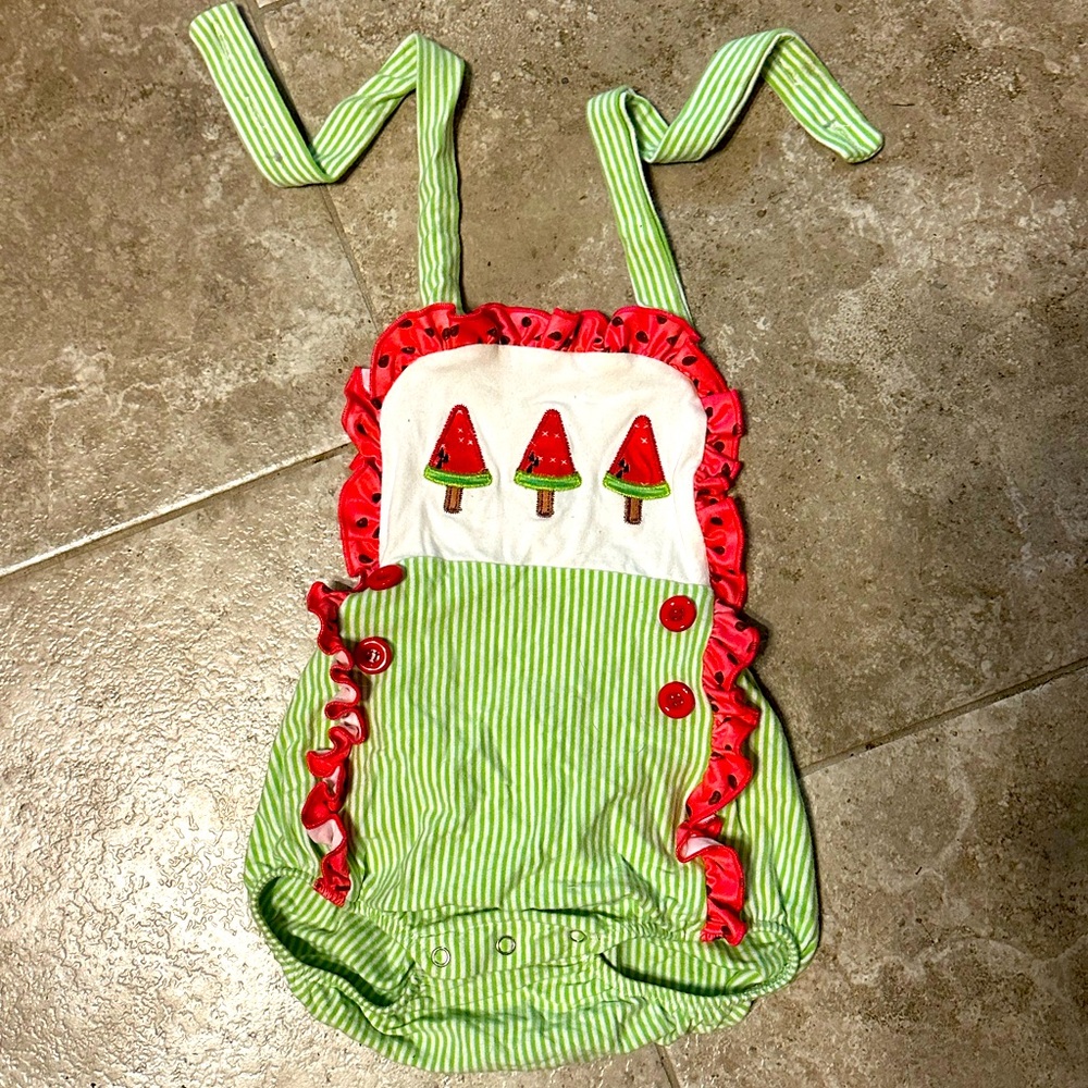 🍉Watermelon 🍉Baby Bubble Romper